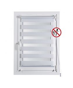 CLIPeFIX - Tenda Notte e giorno Bianco 45x180