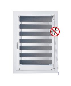 CLIPeFIX - Tenda Notte e giorno Argento 60x180