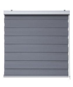 STORPLANET Tenda a rullo giorno/notte argento 60x250 cm per interni