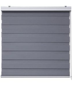 STOR PLANET Tenda a rullo notte e giorno argento 200x250 cm velata