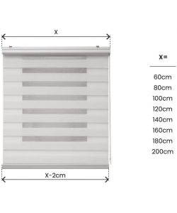 STOR PLANET Tenda a Rullo Giorno e Notte Premium Lino 140x250 cm