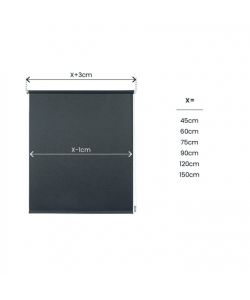 STOR PLANET Tenda a rullo oscurante grigio 120x180 cm per interni