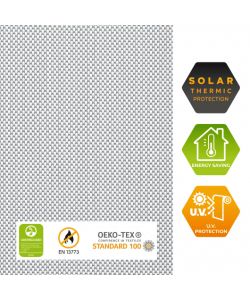 STOR PLANET Tenda a Rullo Screen Grigio 80x250 cm per Interni Isolante