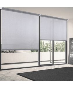 STOR PLANET Tenda a Rullo Screen Grigio 45x180 cm Interni Filtrante