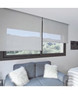 STOR PLANET Tenda a Rullo Screen Grigio 45x180 cm Interni Filtrante