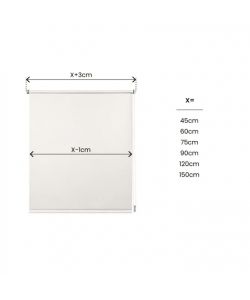 STOR PLANET Tenda a Rullo Oscurante Interno Avorio 45x180 cm Facile Installazione