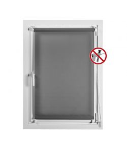 CLIPeFIX - Tenda a rullo semifiltrante Gris asfalto 75x180