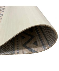 Tappeto Bambu Etnic Bianco-grigio 80X150