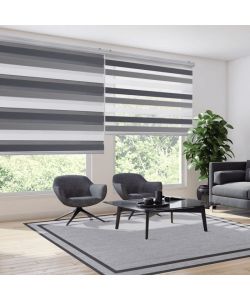 STOR PLANET Tenda Avvolgibile Giorno e Notte Tricolore 60x250 cm