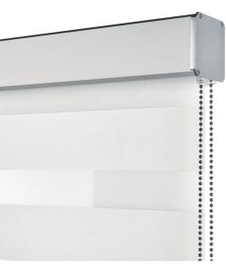 Cintacor Tenda a Rullo Notte e Giorno Bianco 100x250 cm Premium