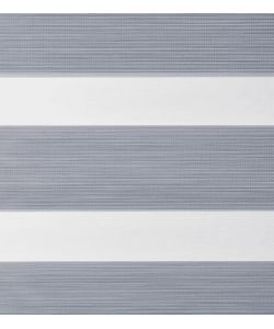 STOR PLANET Tenda a Rullo Giorno e Notte Argento 80x250cm Finiture Premium