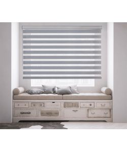 STOR PLANET Tenda a Rullo Giorno e Notte Argento 120x250cm Premium