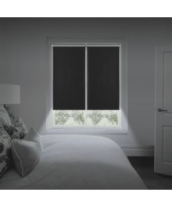 STOR PLANET Tenda Rullo Oscurante Nero 45x180 cm Installazione Facile