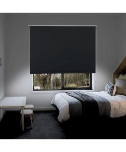 STOR PLANET Tenda Rullo Oscurante Reflect Nero 90x180 cm Senza Fori