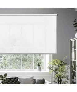 STOR PLANET Tenda a Rullo Filtrante Trasparente Bianco Neve 80x250 cm