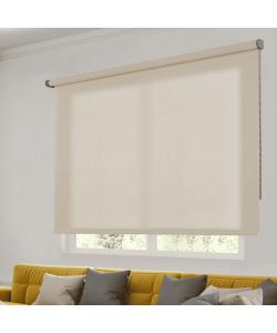 STOR PLANET Tenda Rullo Trasparente Soft Beige 45x180 cm per Interni