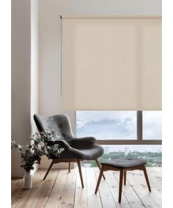STOR PLANET Tenda Rullo Trasparente Soft Beige 45x180 cm per Interni