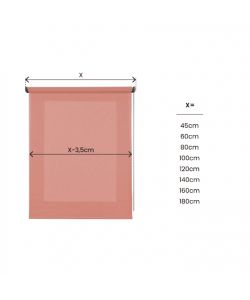STOR PLANET Tenda a Rullo Filtrante Traslucida Argilla 140x250 cm