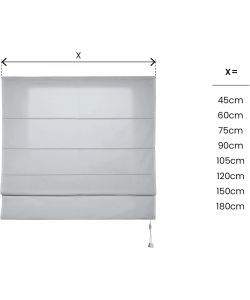 STOR PLANET Tenda a Pacchetto Grigio 60x175 cm con Aste per Interni