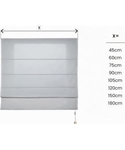 STOR PLANET Tenda a Pacchetto Grigio 150x250 cm per Finestra e Porta