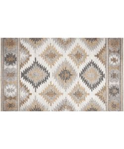 Stor Planet Tappeto Vinilico Kilim Grigio 45x75 cm Decorazione Interni