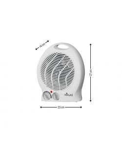 Niklas Termoventilatore Elettrico Verticale Bianco 2000W - 23x14x27 cm