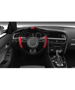 Coprivolante auto universale in poliestere nero e rosso antiscivolo SPARCO