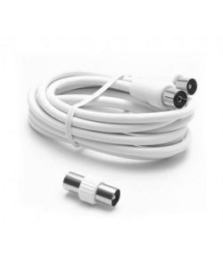 Prolunga TV M F 9.52 mm bianco