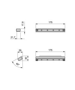 Emuca Luce LED a batterie per cassetti Drawled