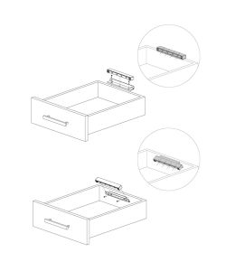 Emuca Luce LED a batterie per cassetti Drawled