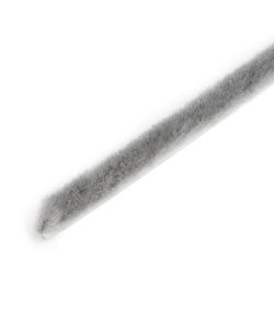 Emuca Guarnizione a spazzola antipolvere autoadesiva , altezza 17mm,  rotoli di 10 m, Grigio