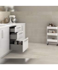 Emuca Kit Cassetto Cucina Concept - Grigio Antracite - 138 mm x 450 mm