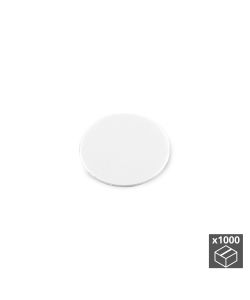 Emuca Tappi copriforo, adesivo, D. 13 mm, Bianco, 1.000 u.