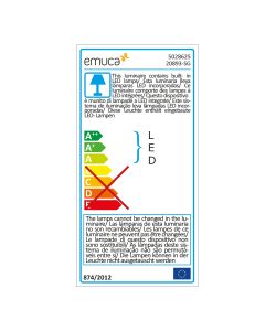 Emuca Luminaria LED ricaricabile Kraz con sensore