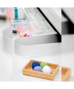 Emuca Salva Sifone Curvo per Cassetti Bagno - Plastica Grigia - 10 Pezzi