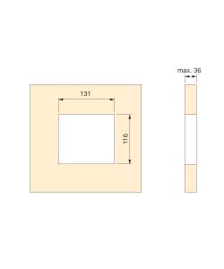 Emuca Multipresa da scrivania, 2 USB +1 HDMI + 1 presa EU, 145x130 mm, Nero