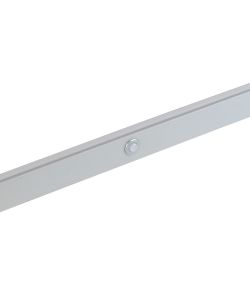 Emuca Barra appendiabili per armadi con luce LED, regolabile 408-558 mm, Anodizzato opaco