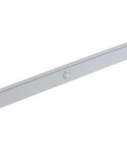 Emuca Barra appendiabiti per armadi con luce LED, regolabile708-858 mm, 4 W-12V DC, Anodizzato opaco