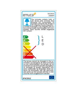 Emuca Luminaria LED Crater ricaricabile