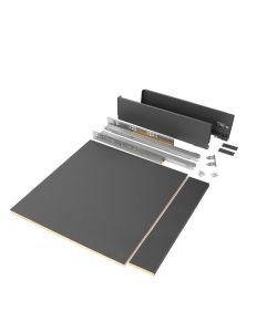 Emuca Kit cassetto per cucina o bagno con pannelli inclusi, 500 x 93 x 600 mm