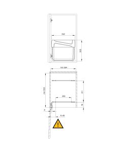 Emuca Pattumiere per raccolta differenziata per cucina 2 x 15 L