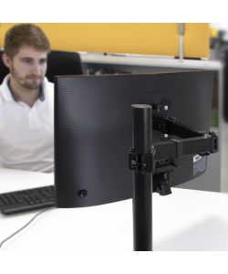 Emuca Supporti per monitor inclinabili e girevole 360