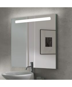 Emuca Specchio da bagno Pegasus con illuminazione LED frontale