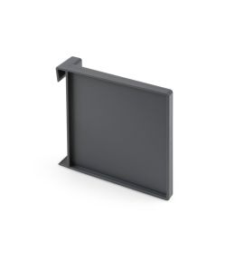 Emuca - Organizzatori Cassetti Vertex-Concept Grigio Antracite 16x51 cm