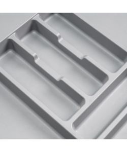 Emuca Portaposate per cassetti di cucina, modulo 800 mm, Plastica, Grigio