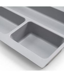 Emuca Portaposate per cassetti di cucina, modulo 800 mm, Plastica, Grigio