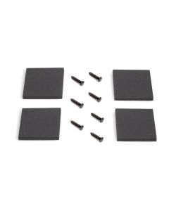 Set di due gambe Cross per tavolo, altezza 695 mm, verniciate nero