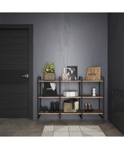 Emuca Mensole Modulari - Nero - H 1790 mm