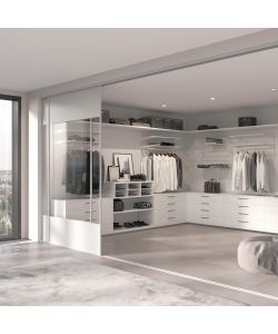 Emuca Ripiani in filo metallico e staffe Jagmet, Verniciato bianco, Acciaio