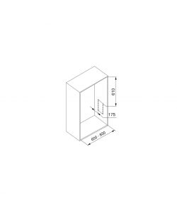 Emuca Appendiabiti Per Armadio Hang 600-830